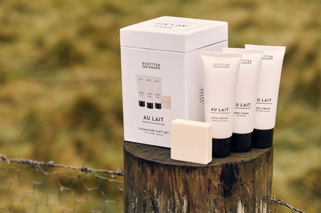 Scottish Fine Soaps Au Lait set cadou pentru corp