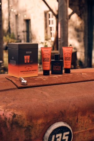 Scottish Fine Soaps Thistle & Black Pepper Well Groomed Gift Set gift set for men