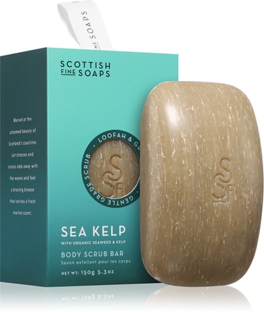 Scottish Fine Soaps Sea Kelp Body Scrub Bar eksfoliacinis muilas