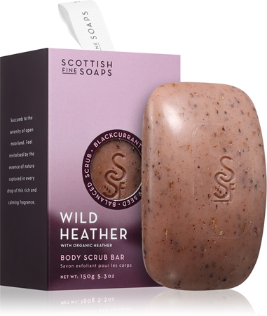 Scottish Fine Soaps Wild Heather savon corps exfoliant