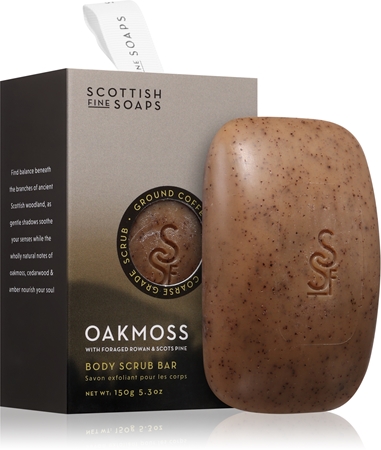 Scottish Fine Soaps Oakmoss savon corps exfoliant