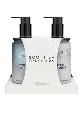Scottish Fine Soaps Winter Comforts Presentförpackning för händer doft Toasted Marshmallow & Caramel