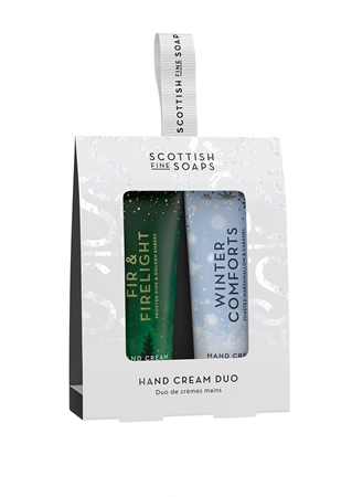 Scottish Fine Soaps Winter Comforts & Fir & Firelight gift set for hands