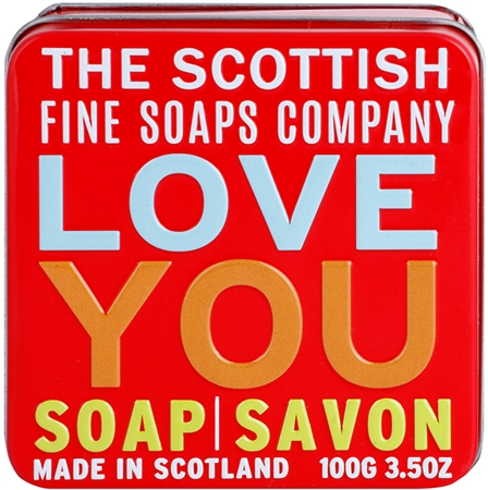 Scottish Fine Soaps Love You Săpun de lux în borcan de metal