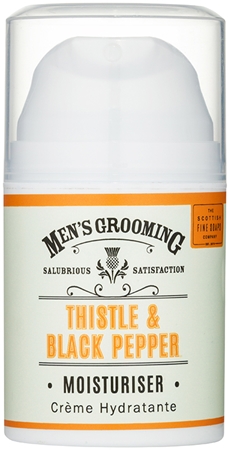 Scottish Fine Soaps Men’s Grooming Thistle & Black Pepper gel idratante per il viso