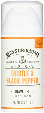 Scottish Fine Soaps Men’s Grooming Thistle & Black Pepper gel na holení