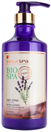 Sea of Spa Bio Spa Lavender sprchový a kúpeľový krém s minerálmi z Mŕtveho mora
