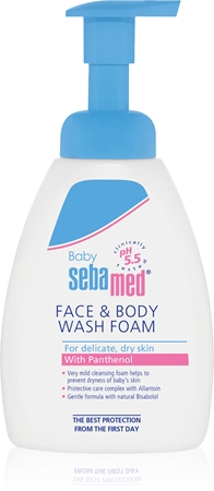 Sebamed Baby Wash loción limpiadora muy suave para cuerpo y cabello