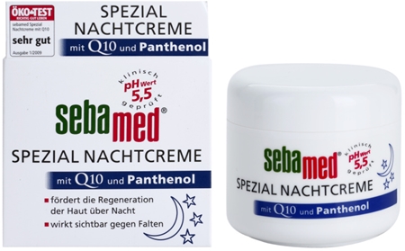 Sebamed Special Night Cream with Q10 and Panthenol αναγεννητική κρέμα νύχτας με συνένζυμο Q 10
