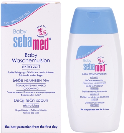 Sebamed Baby Wash emulsione detergente molto delicata per corpo e capelli