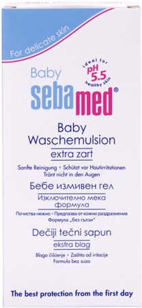 Sebamed Baby Wash emulsione detergente molto delicata per corpo e capelli