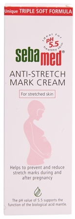 Sebamed Anti-Stretch Mark Cream Körpercreme reduziert und beugt Schwangerschaftsstreifen vor