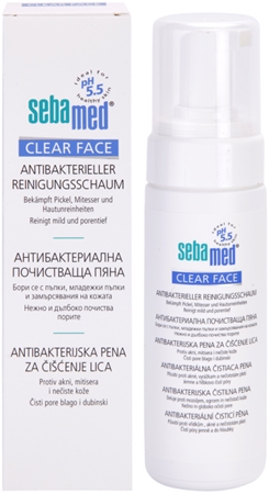 Sebamed Clear Face Antibacterial Cleansing Foam Attīrošas putas