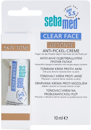 Sebamed Clear Face Colored Anti-Pimple Cream creme com cor antiacne