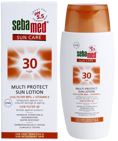 Sebamed Sun Care Multi Protect Sun Lotion Bräunungsmilch SPF 30