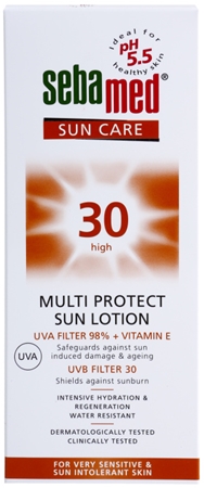 Sebamed Sun Care Multi Protect Sun Lotion Bräunungsmilch SPF 30
