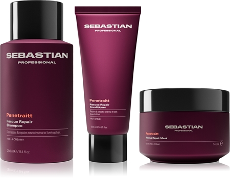 Sebastian Professional Penetraitt Bundle set for damaged, chemically-treated hair