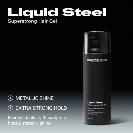 Sebastian Professional Liquid Steel Styling Gel for hold and shape