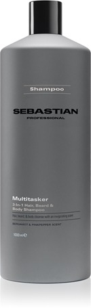 Sebastian Professional SEB MAN The Multi-tasker shampoing pour cheveux, barbe et corps