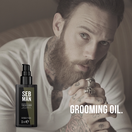 Sebastian Professional SEB MAN The Groom huile pour barbe