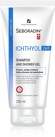 Seboradin Ichthyol gel de douche et shampoing 2 en 1 pour peaux irritées