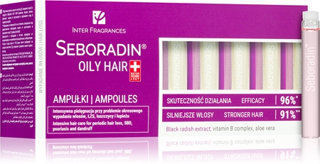 Seboradin Oily Hair ampolla anticaspa y anticaída