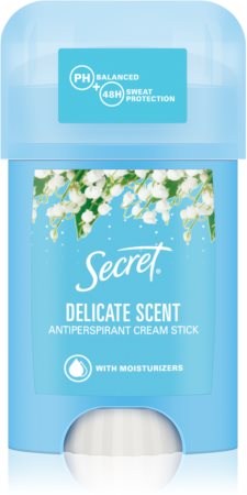 Secret Delicate antitranspirante en crema