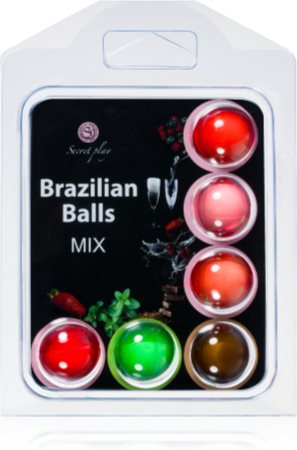 Secret play Brazilian Mix 6 Balls set masážní olej