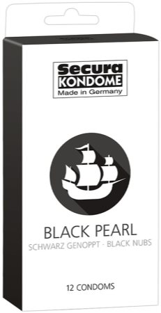 Secura  KONDOME Black pearl kondomy