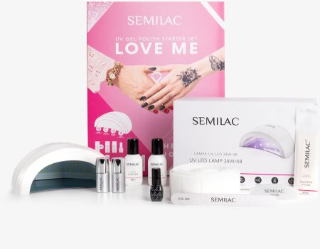 Semilac UV Hybrid Love Me setti täydelliseen manikyyriin