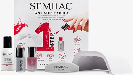 Semilac One Step Hybrid Starter Set kit per la manicure perfetta
