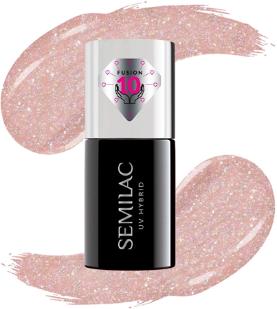 Semilac UV Hybrid Extend Care 5in1 gelový lak na nehty s vyživujícím účinkem