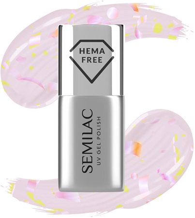 Semilac Top No Wipe Matt Gel-Decklack für einen matten Look