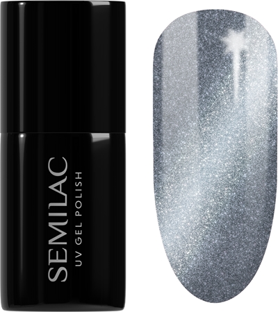 Semilac UV Hybrid Silk Effect gelový lak na nehty s použitím UV/LED lampy