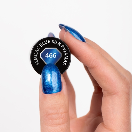 Semilac UV Hybrid Silk Effect гел лак за нокти с използване на UV/LED лампа