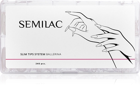 Semilac Accessories Slim Tips nálepky na nehty s prodlouženým účinkem