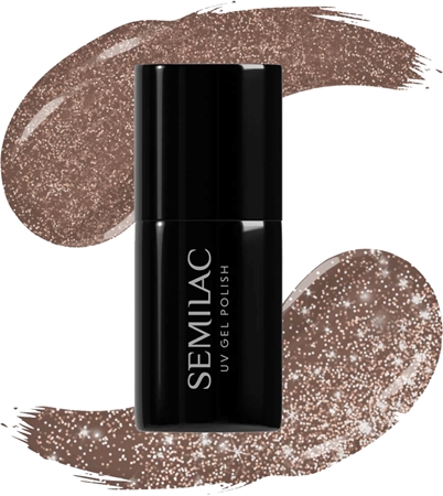 Semilac UV Hybrid New YEAAH gelinis nagų lakas, stingstantis UV / LED lempos šviesoje