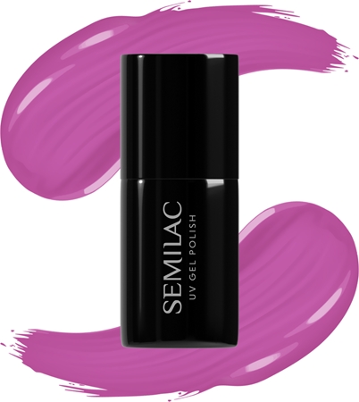 Semilac UV Hybrid Pastelowe Neony gelinis nagų lakas, stingstantis UV / LED lempos šviesoje