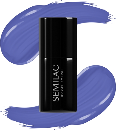 Semilac UV Hybrid Pastelowe Neony gelinis nagų lakas, stingstantis UV / LED lempos šviesoje