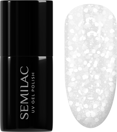 Semilac UV Hybrid Crushed_ICE gelový lak na nehty s použitím UV/LED lampy