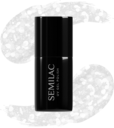 Semilac UV Hybrid Crushed_ICE gelový lak na nehty s použitím UV/LED lampy