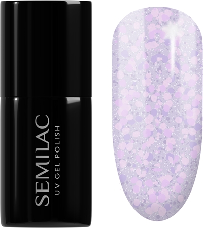 Semilac UV Hybrid Crushed_ICE gelový lak na nehty s použitím UV/LED lampy
