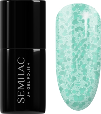Semilac UV Hybrid Crushed_ICE gelový lak na nehty s použitím UV/LED lampy