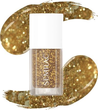 Semilac Glitter Nails lak na nehty se zrcadlovým efektem