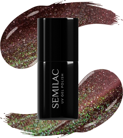 Semilac UV Hybrid Galaxy Flash verniz para unhas de gel com lampadas UV/LED