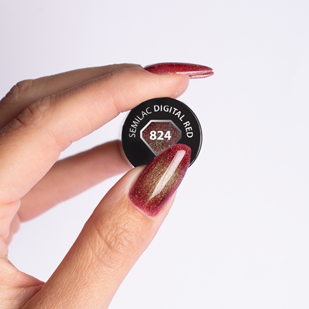 Semilac UV Hybrid Galaxy Flash verniz para unhas de gel com lampadas UV/LED