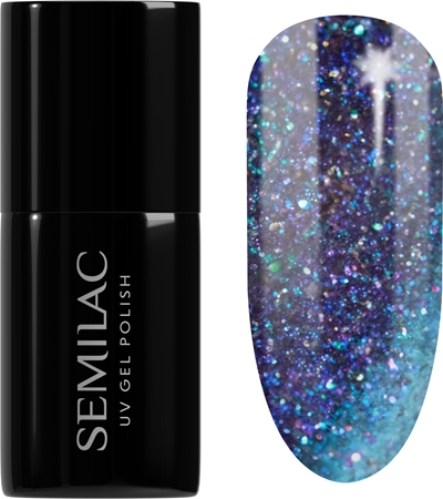 Semilac UV Hybrid Galaxy Flash Gel Nagellack für UV/LED Lampe