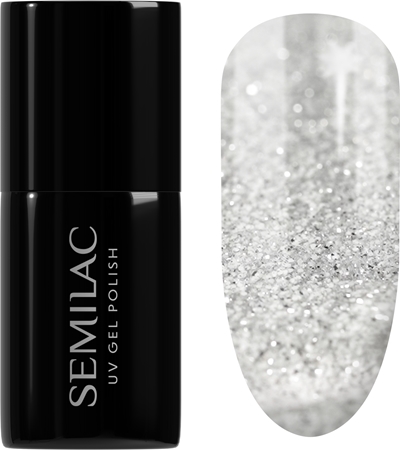 Semilac UV Hybrid Winter Collection gelinis nagų lakas, stingstantis UV / LED lempos šviesoje