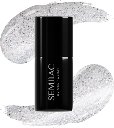 Semilac UV Hybrid Winter Collection gelinis nagų lakas, stingstantis UV / LED lempos šviesoje