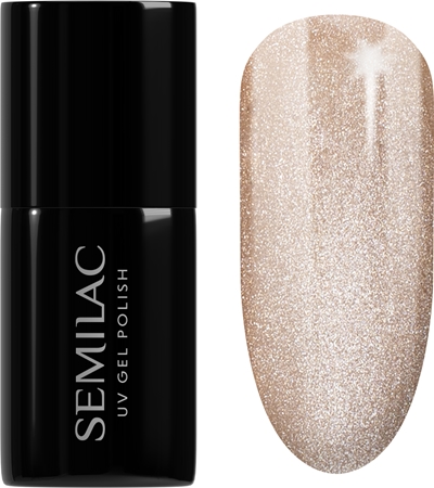 Semilac UV Hybrid Gloss GALA gelový lak na nehty s použitím UV/LED lampy
